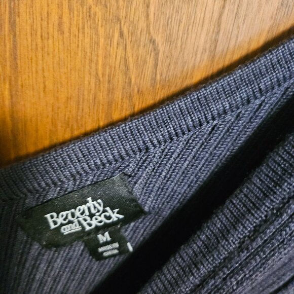 Gray Sweater V-Neck - Picture 3 of 6